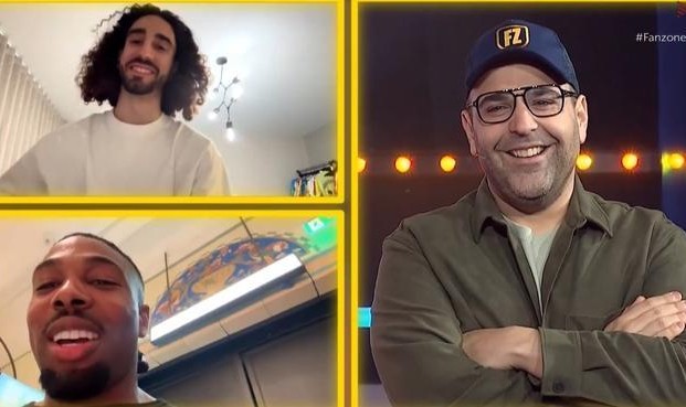 开云体育app下载-库库与特拉奥雷连线并打趣：还好隔着屏幕，不过都是场上的事